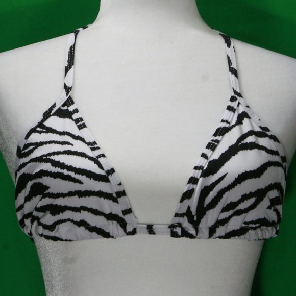 CHUN'S FASHION Black White Zebra Stripe Bikini Set - Picture 5 of 9
